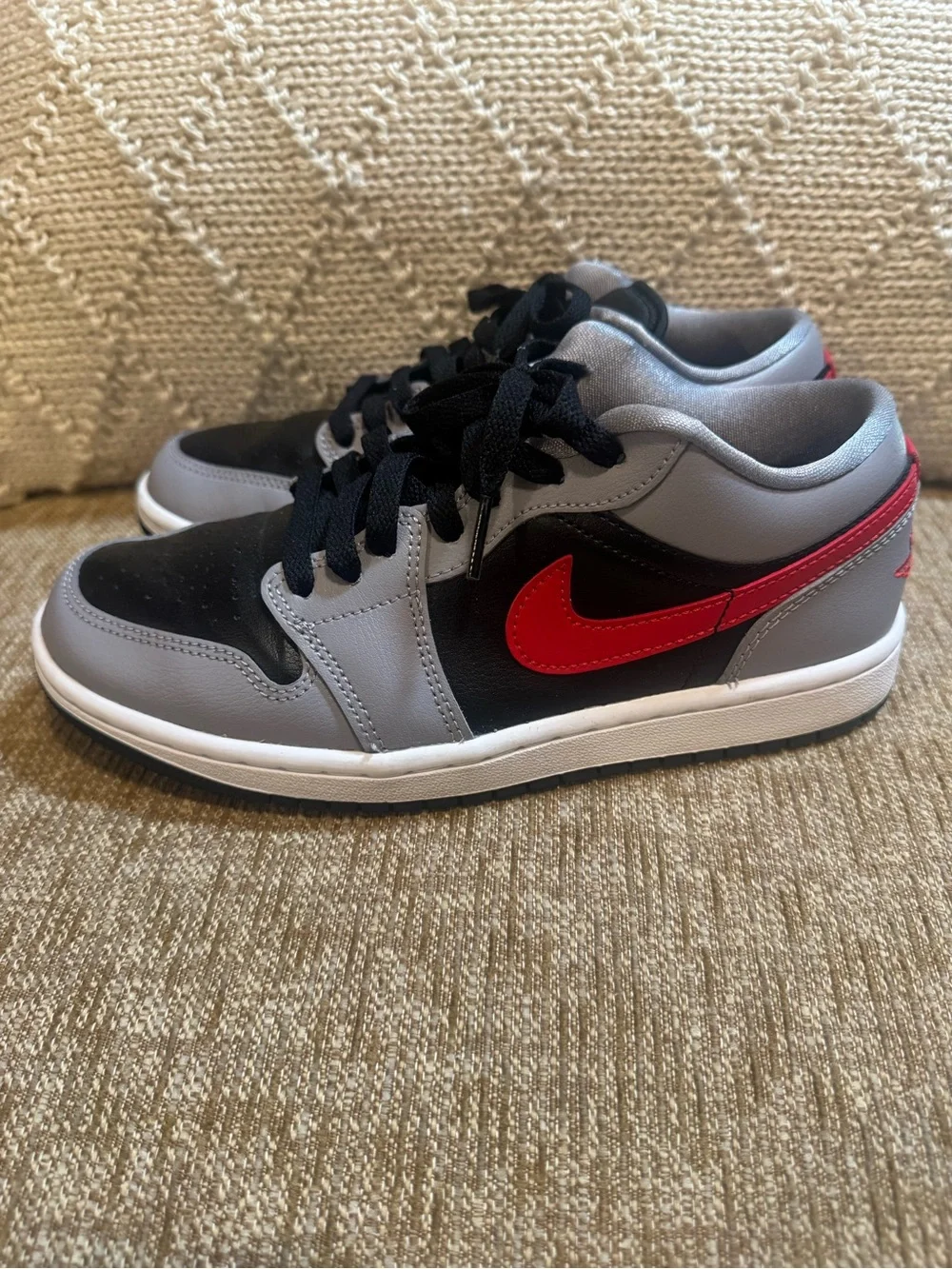 WOMENS AIR JORDAN 1 Womens Cement Fire Red FZ4183 002 SIZE 6.5
